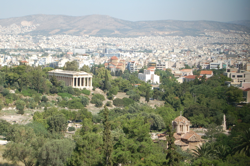 Athene - uitzicht