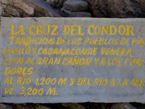 Uitkijkpunt Cruz del Condor