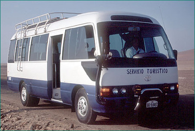 Peru bus vervoersmiddel Djoser 