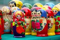 Matriosjka-poppen Moskou Rusland Djoser 