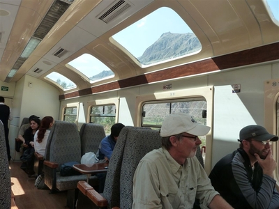 Peru trein binnenkant Djoser