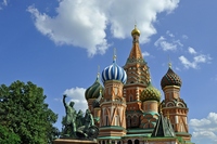 Moskou Basiliuskathedraal Rode Plein Rusland Djoser
