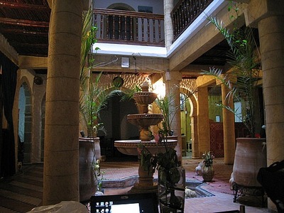 Marokko hotel lobby Djoser 