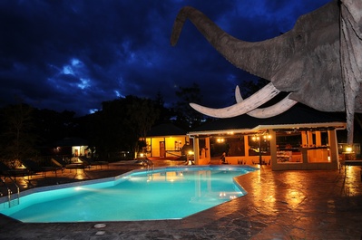 Kenia en Tanzania accommodatie hotel zwembad Djoser 