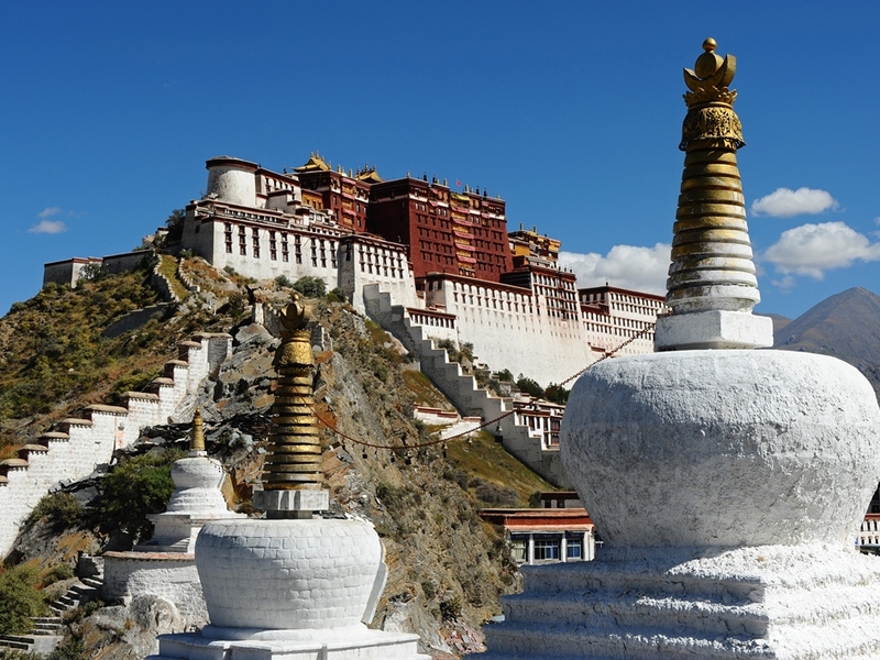 Lhasa: heilige stad in Tibet
