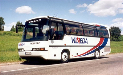 Letland Finland bus vervoersmiddel Djoser