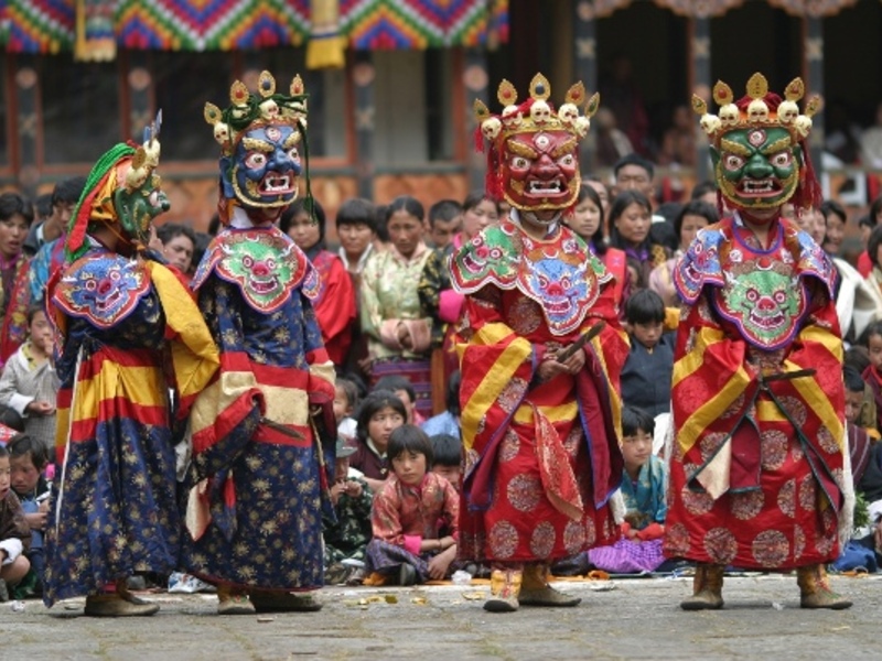 Kleurrijke festivals Bhutan & India
