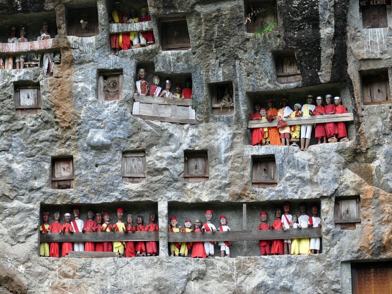 De dodencultuur in Tana Toraja Sulawesi