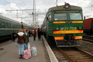 Transsiberië Express trein station Rusland Djoser