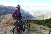 Fietsreis Sardinie Italie uitzicht fiets