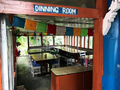 Nepal trekking restaurant