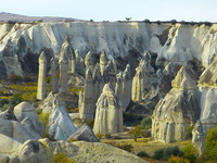 Cappadocie Turkije feeenschoorstenen
