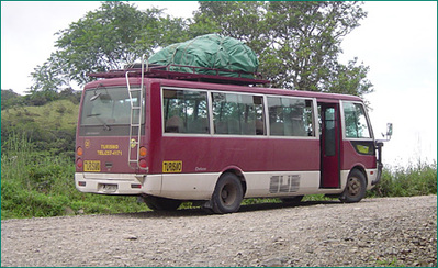 Costa Rica bus vervoersmiddel Djoser 