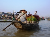 Can Tho drijvende markt Vietnam