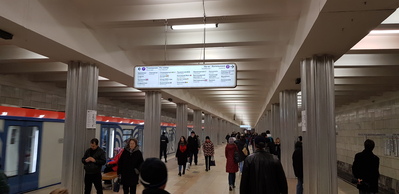 Rusland Moskou metrostration