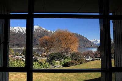 Wanaka Hotel uitzicht Nieuw-Zeeland