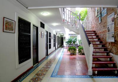 Hotel Villa Colonial hal Cartagena Colombia