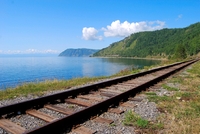 Baikal meer spoor Rusland