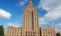Sovietgebouw in Riga