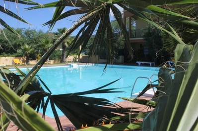 Hotel Xaguate zwembad Fogo Kaapverdie