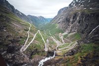 Trollstigen weg Noorwegen