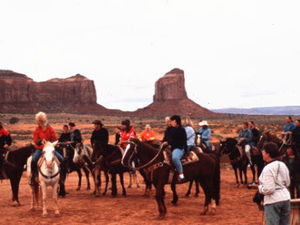 Monument valley - paardrijden