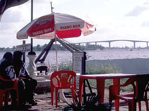 Paramaribo – terrasje aan de Waterkant