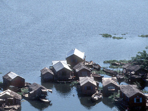 Tonle Sap - drijvend dorp