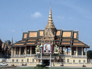 Phnom Penh - koninklijk paleis