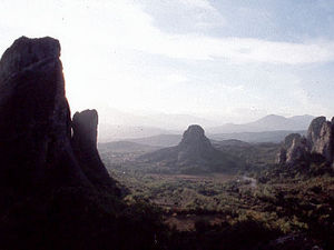 Kalambaka - berglandschap