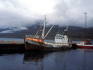 Vissersboot in het noorden