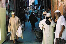 Marrakech - smalle straatjes