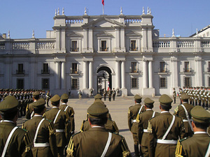 Santiago de Chile - palacio de la moneda