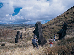 Paaseiland - de beroemde moai's