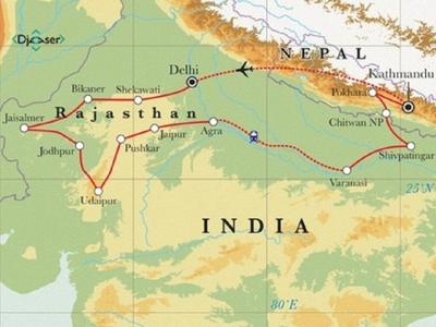 Noord-India, Rajasthan & Nepal, 30 dagen
