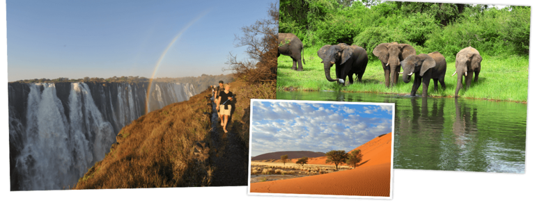 Overzicht Zuid-Afrika, Namibië, Botswana & Victoria watervallen rondreizen van Djoser