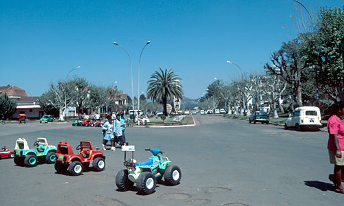 Antsirabe – boulevard in de stad