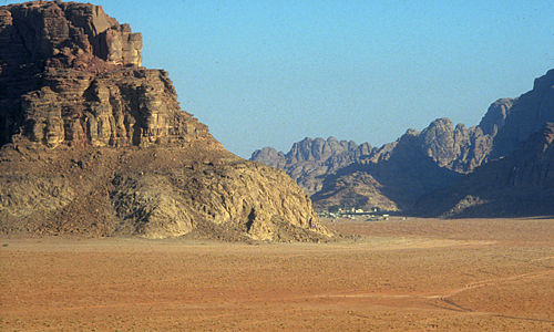 Wadi Rum – gekleurde rotsen
