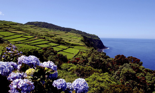 Terceira - uitzicht op zee