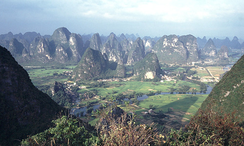 Yangshuo - landschap