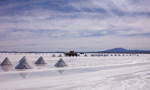 Salar de Uyuni - zoutwinning