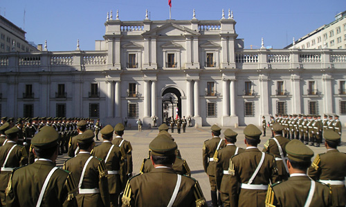 Santiago de Chile - palacio de la moneda