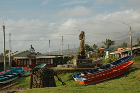 Moai in de bewoonde wereld