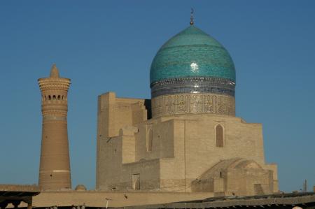Buchara minaret en moskee