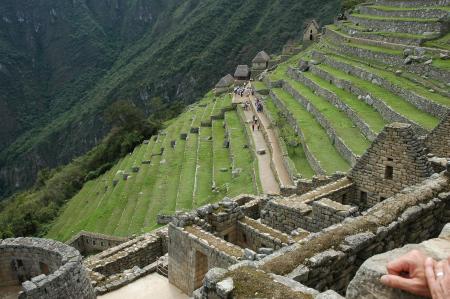 Terrassen bij Machu Picchu
