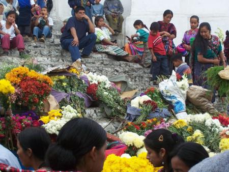 markt in Chichicastenango