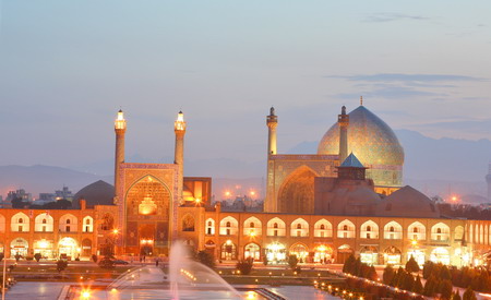 Iran - Isfahan bij nacht