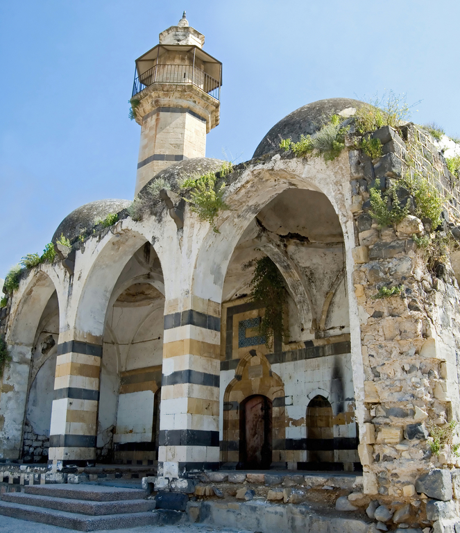 Een oude moskee in Tiberias