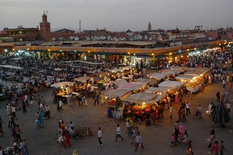 Djemaa el-Fna Plein Marrakech 