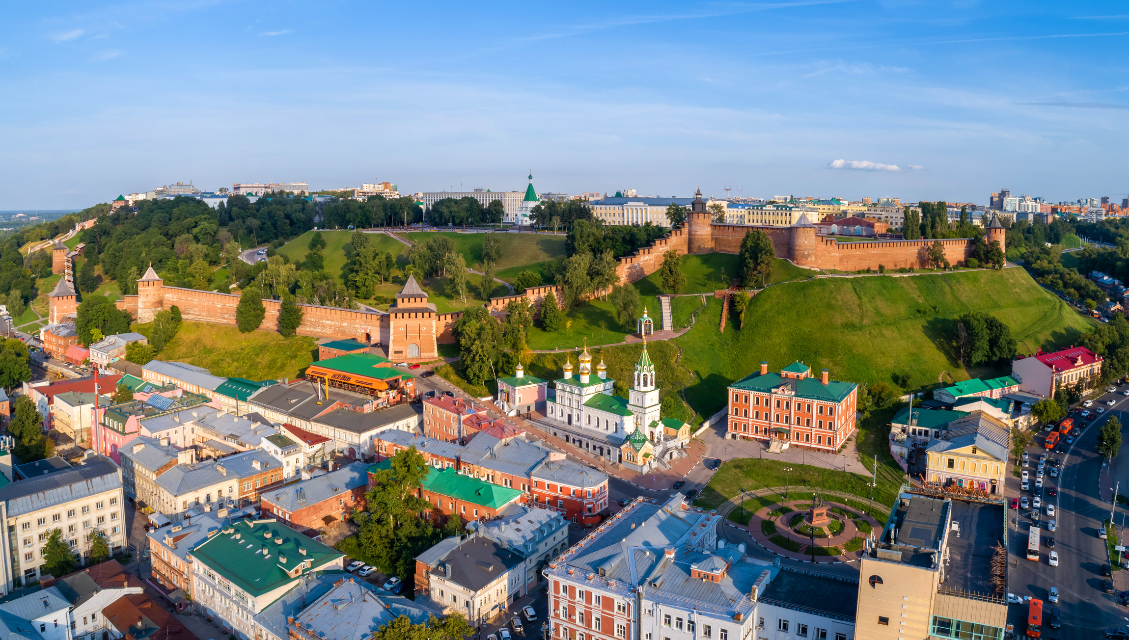 Nizjni Novgorod kremlin uitzichtfoto